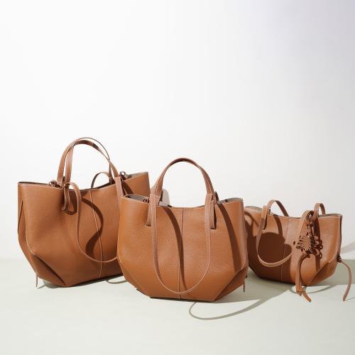 Volnerf rundleder Handtas Flannelette (Flannelette) Lichee Graan meer kleuren naar keuze stuk