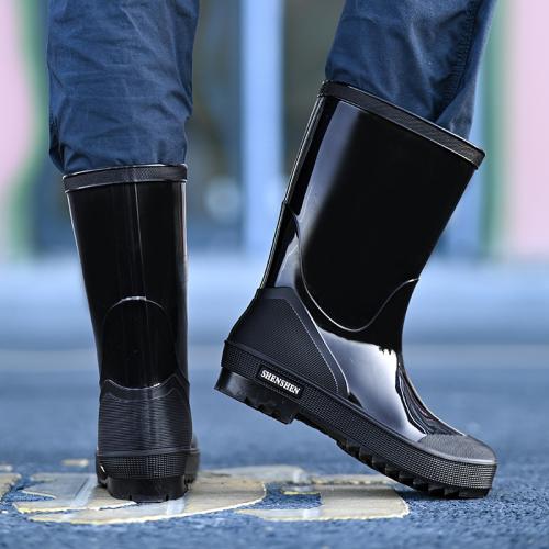 Pvc Regenlaarzen Zwarte Paar