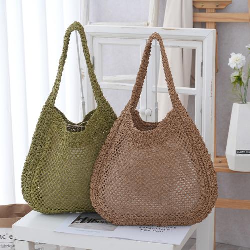 わら 織られたショルダーバッグ ポリエステル 選択のためのより多くの色 一つ