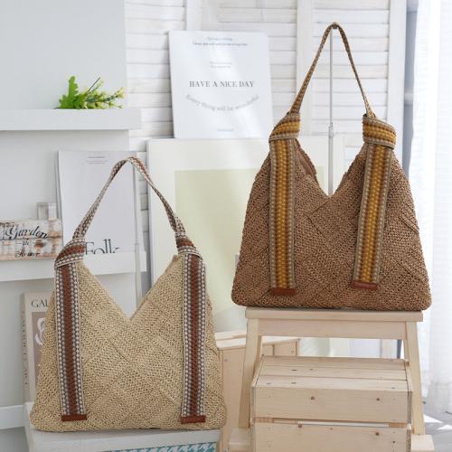 わら 織られたショルダーバッグ ポリエステル 選択のためのより多くの色 一つ