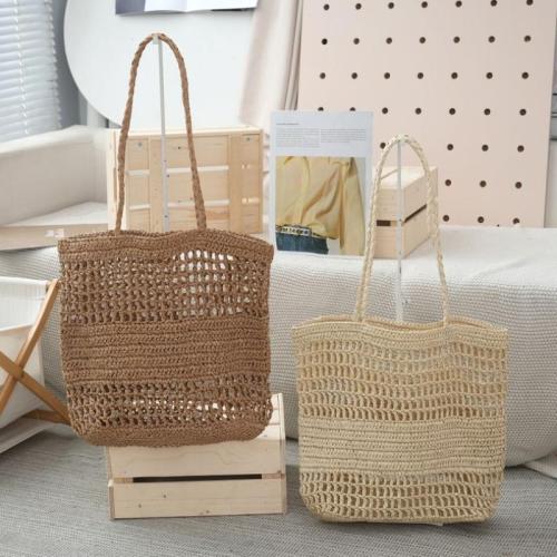 わら 織られたショルダーバッグ ポリエステル 選択のためのより多くの色 一つ