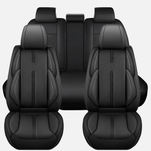Leather Full Set Car Seat Covers 5-Seat Waterproof Protector for Toyota