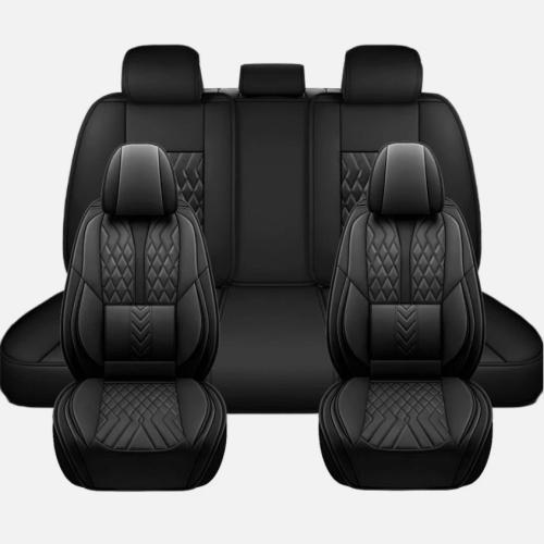 For Ford F150 F250 F350 Leather Seat Cover Full Set Front Rear 5 Seats Protector