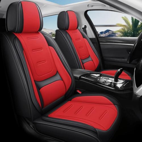 Leather Seat Cover for Ford Ranger Super Crew 5-Seat Front Rear Full Set Cushion