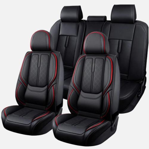 For Nissan Car Seat Cover 5 Seat Full Set Faux Leather Cushion Covers Front Rear