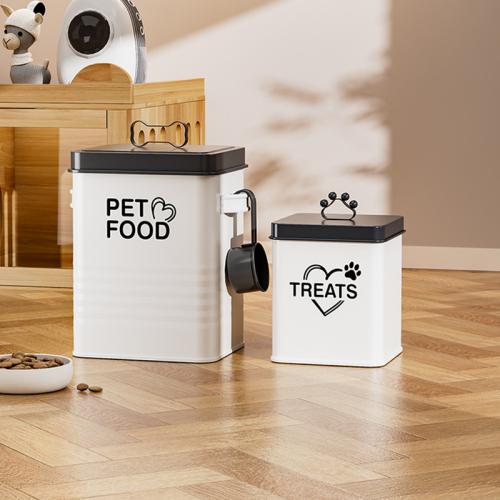 Eisen Speicher-Jar, Brief, Weiß,  Festgelegt