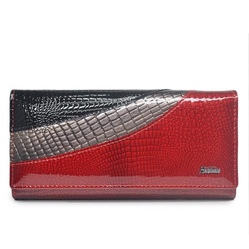 Koeienhuid Portemonnee krokodillenkorrel meer kleuren naar keuze stuk