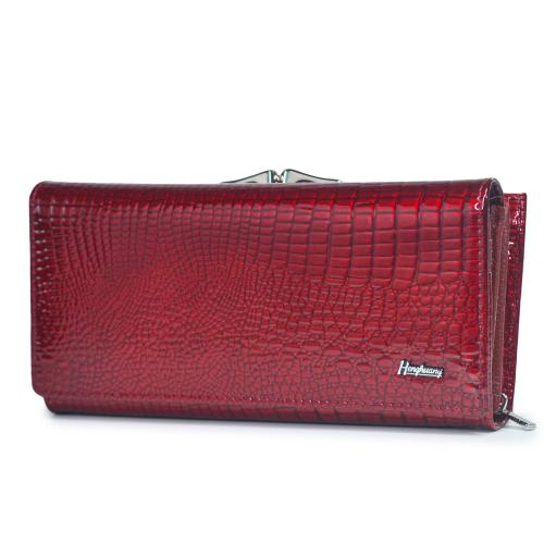 Koeienhuid Portemonnee krokodillenkorrel meer kleuren naar keuze stuk