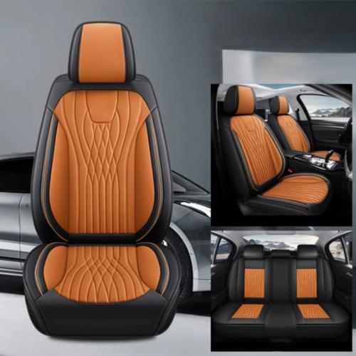 New For 2008-2012 Honda Accord Leather Car 5-Seat Covers Front & Rear Cushion