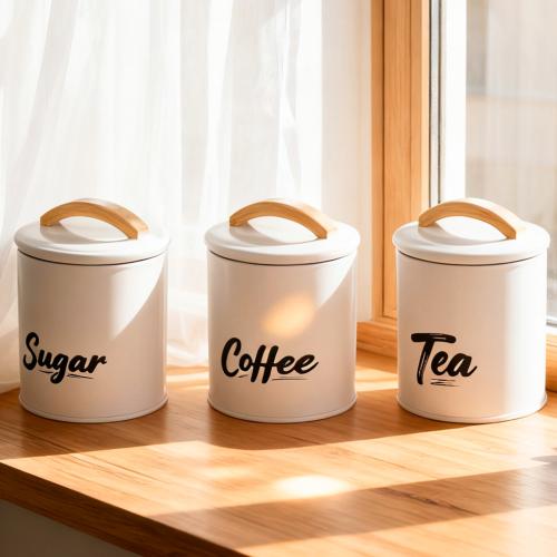 Verzinktes Eisen Speicher-Jar,  Holz, Brief, mehr Farben zur Auswahl,  Festgelegt