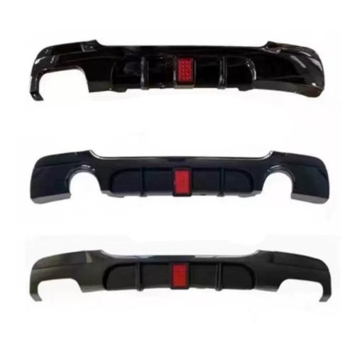 For 2005-2013 BMW E90 325i 328i M Sport Rear Diffuser Bumper Lip ABS Gloss Black
