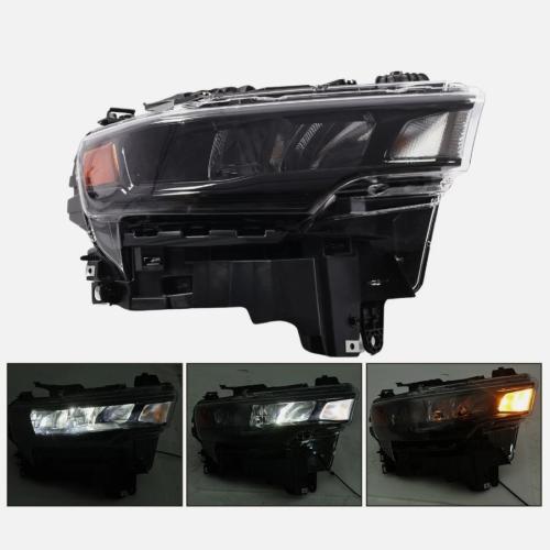 For 2025 2026 Ram 1500 Right Passenger Side Base LED Reflector Black Headlight