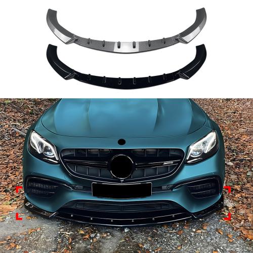 3PCS Car Front Lower Splitter For Mercedes Benz W213 E63 AMG 2016-2020