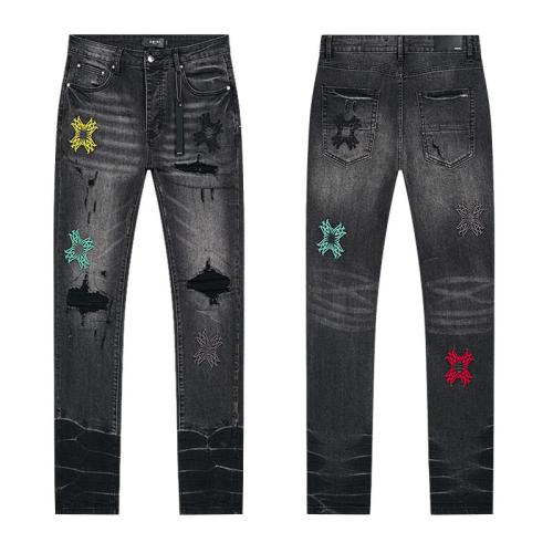 Cotton Denim Middle Waist Men Casual Pants PC