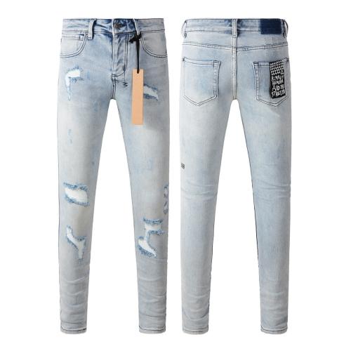 Cotton Denim Ripped Men Casual Pants pencil pant PC