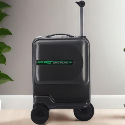 PC-Polycarbonate Electric Suitcase with password lock & portable Aluminium Alloy & Polyester PC