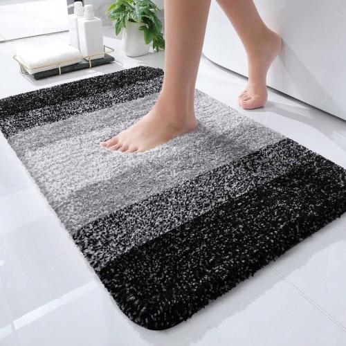 Polyester Soft & Absorbent Floor Mat striped PC