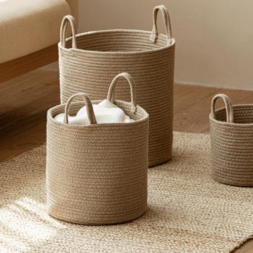 Cotton Storage Bucket large capacity handmade PC