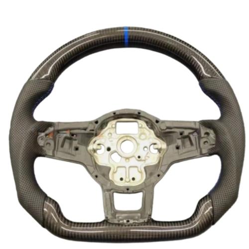 MK7/7.5  For VW Golf/Polo Carbon Fibre Steering Wheel (Blue)