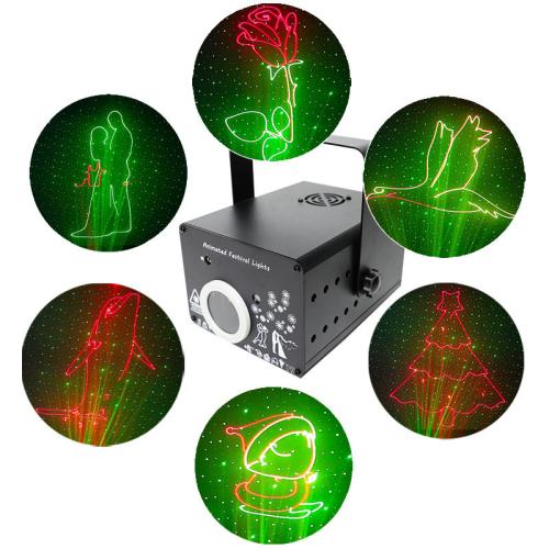 Metal & Plastic Stage Light different power plug style for choose & christmas design black PC