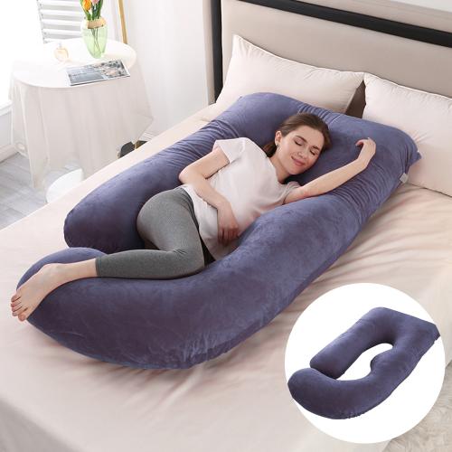 PP Cotton & Crystal Velvet & Polyester Soft Maternity Pillow detachable Solid PC