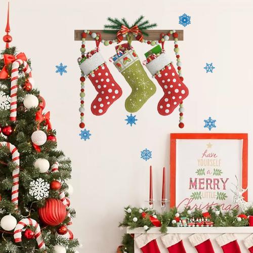 Pvc Autocollants muraux de Noël Ensemble