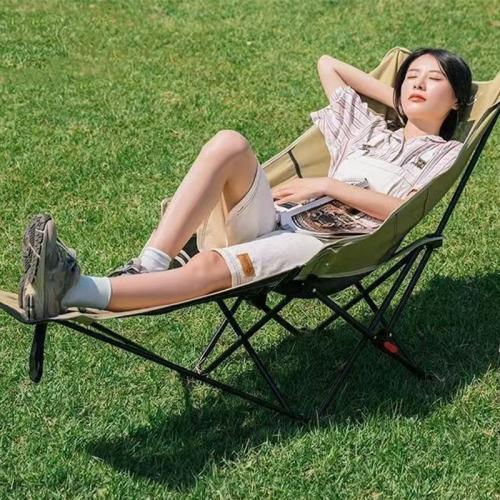 Metal & Oxford Outdoor Foldable Chair portable & adjustable Solid PC