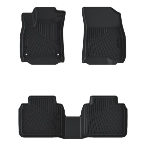 Floor Mats for 2023-2026 Honda Accord (Include Hybrid) All Weather Protection TPE Rubber Black