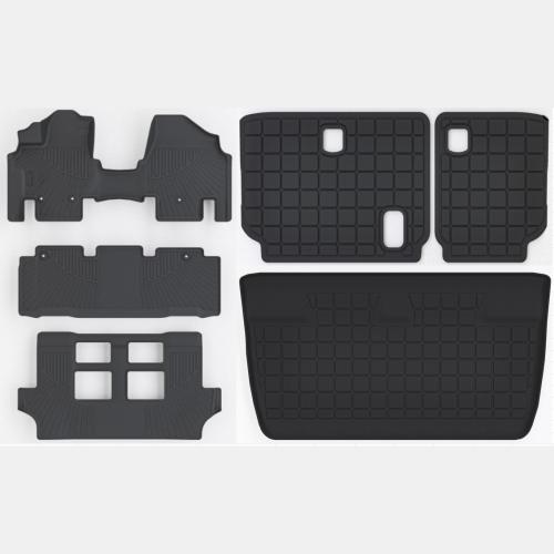 TPE All Weather Protection Floor Mats & Trunk Mats for 2011-2017 Honda Odyssey 3 Rows Car Floor Mats