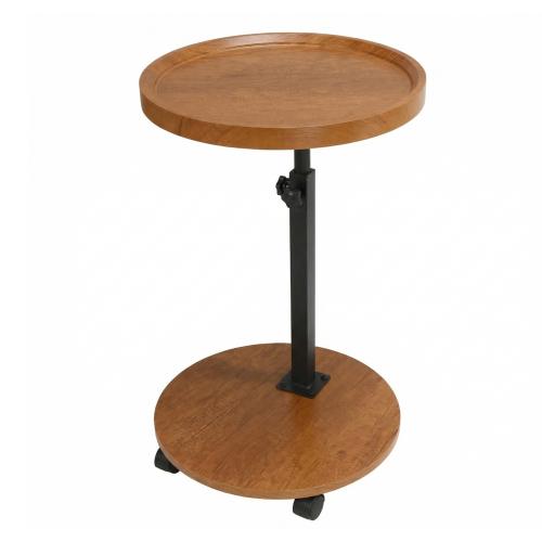 Medium Density Fiberboard & Iron Side Table durable & adjustable PC