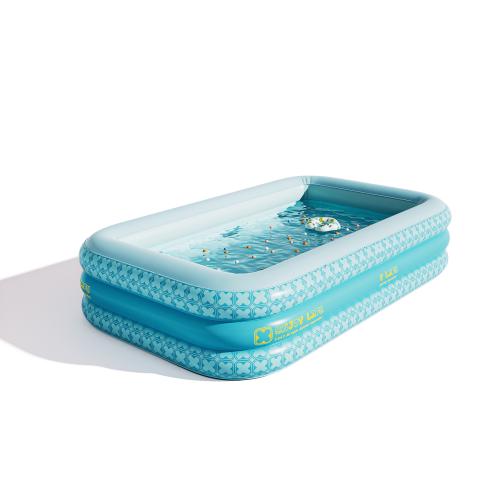 Pvc Aufblasbarer Pool, Gedruckt, Blau,  Stück