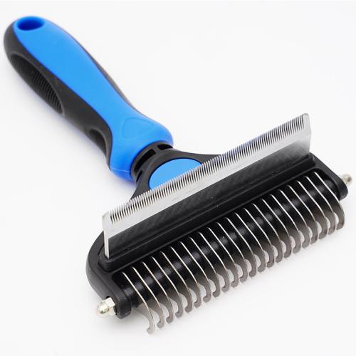 Thermo Plastic Rubber & TPE-Thermoplastic Elastomer & Polypropylene-PP & Stainless Steel Pet Shaver Comb hardwearing PC