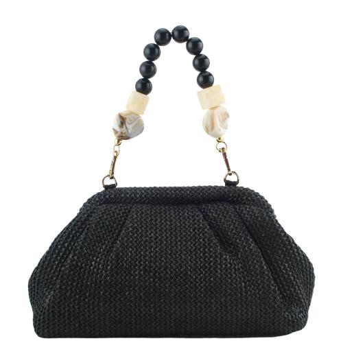 Polyester Handbag soft surface & attached with hanging strap Solid PC