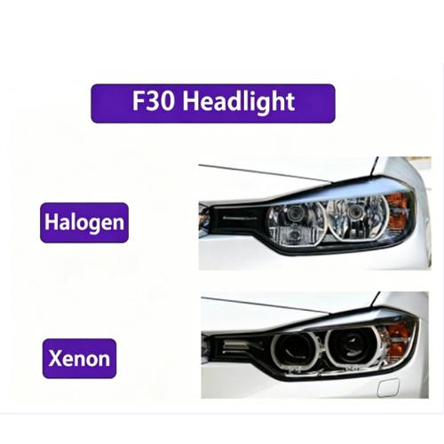 Fits For BMW 3 SERIES F30/F31/F35 LED HEADLIGHTS IKON STYLE (Pair) WHITE+YELLOW DRL