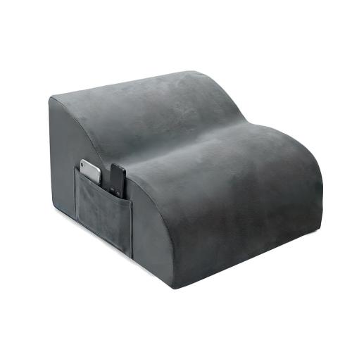 Flannelette & Sponge Soft Foot Rest Solid gray PC