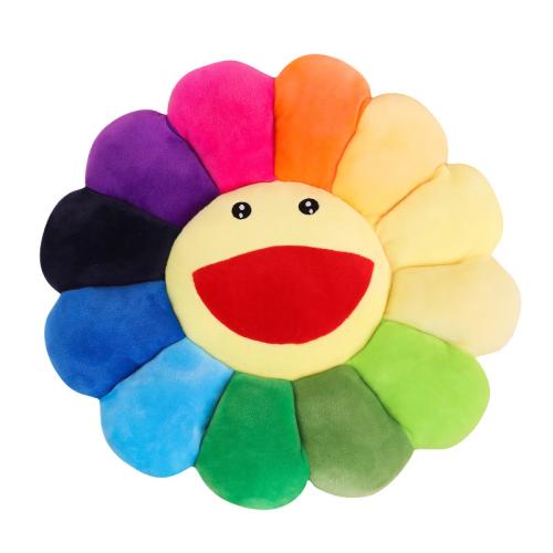 Pluche Zitkussen PP Katoen Lappendeken Bloemen meer kleuren naar keuze stuk