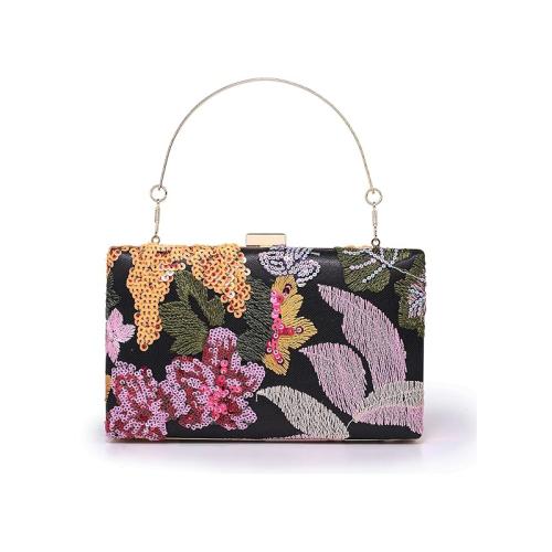 Polyester Box Bag Clutch Bag portable floral PC