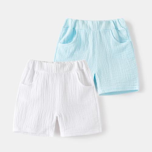 Cotton Boy Capri Pants & with pocket Solid PC