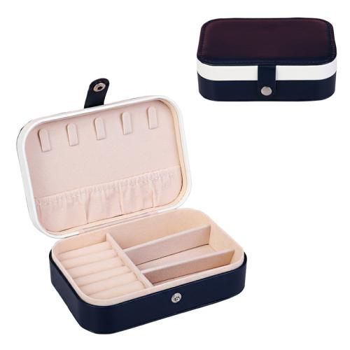 Cuero de la PU Estuche de almacenamiento de joyas, más colores para elegir,  trozo