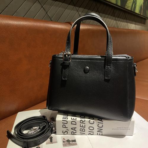 Leather Box Bag Handbag soft surface & attached with hanging strap Polyester Solid PC