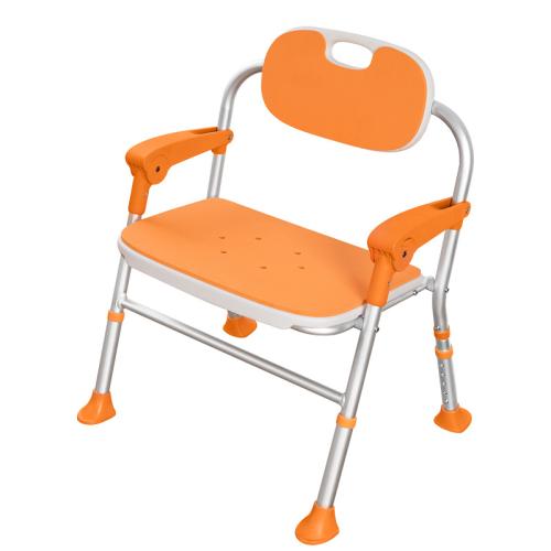 Aluminium Alloy adjustable & foldable Bathing Chair orange PC