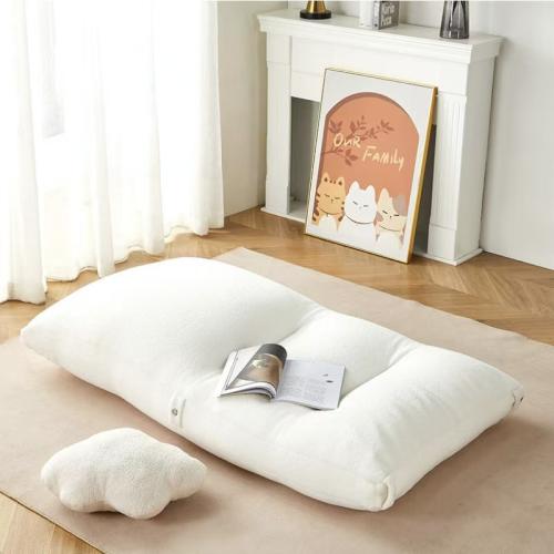 Berber Fleece single & Soft & Multifunction Sofa Bed Expanded Polystyrene Solid white PC