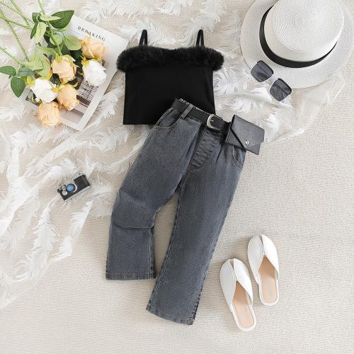 Coton Ensemble de vêtements de fille Pantalon & camis Patchwork plus de couleurs pour le choix Ensemble
