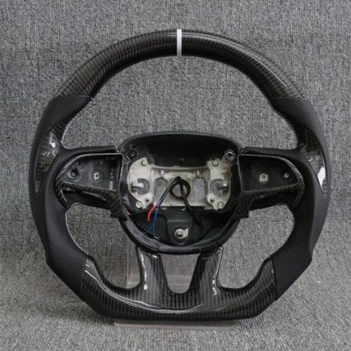 Carbon Fiber Steering Wheel Fit  Fits For Dodge Charger Durango SRT  w/Heated 2015+