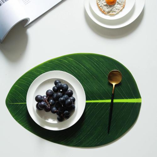 PVC thermostability & Waterproof Table Mat anti-skidding Solid green PC