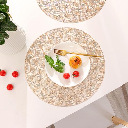 PVC thermostability & easy cleaning Table Mat hollow Solid PC