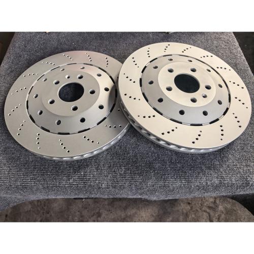 FOR AUDI R8 2007-2012 REAR BRAKE DISC PAIR LEFT RIGHT 420615601F 420615601A