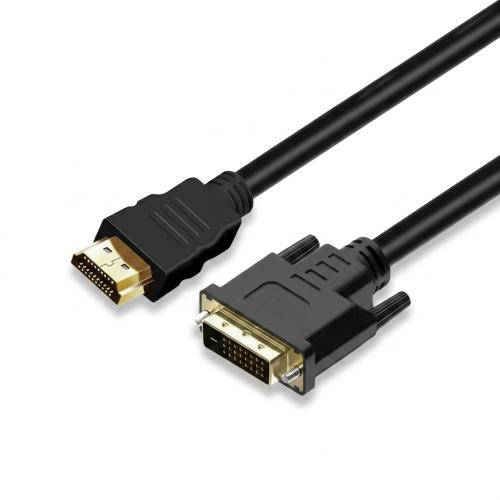 HDMI-DVI DVI-HDMI Cable 24+1 Male to Male 1080P 7.0mm Cable