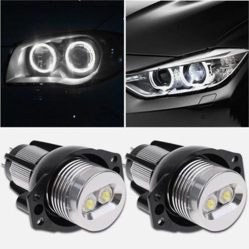 For BMW 3 Series E90 E91 2005-2008 LED Angel Eyes Parking Light Rings Touring Marker x2