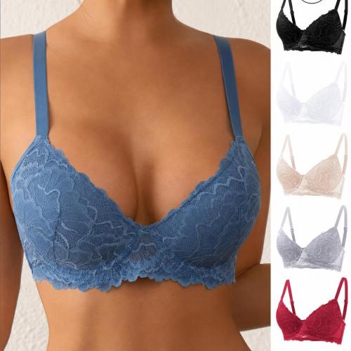 Poliamida Sujetador Push-up, Cordón & Algodón, más colores para elegir, trozo